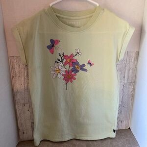 Sapphire Kids Short Sleeve mint green top w/sequins 12